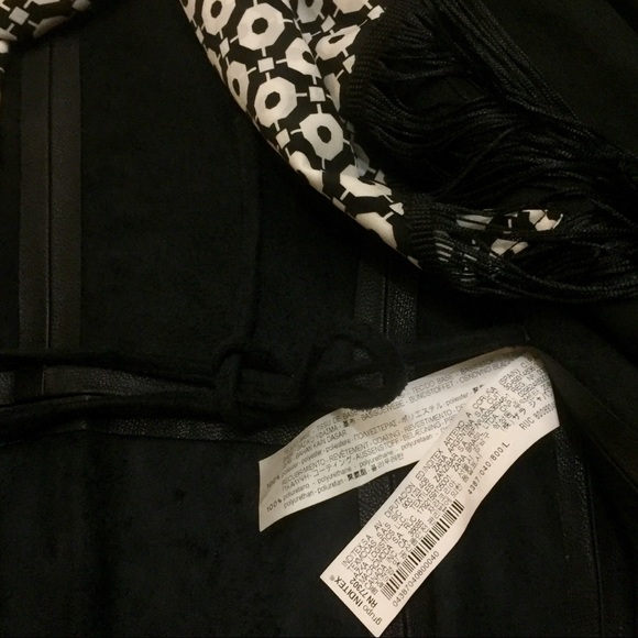 🛑SOLD🛑Open Front Leather Jacket - Picture 6 of 7